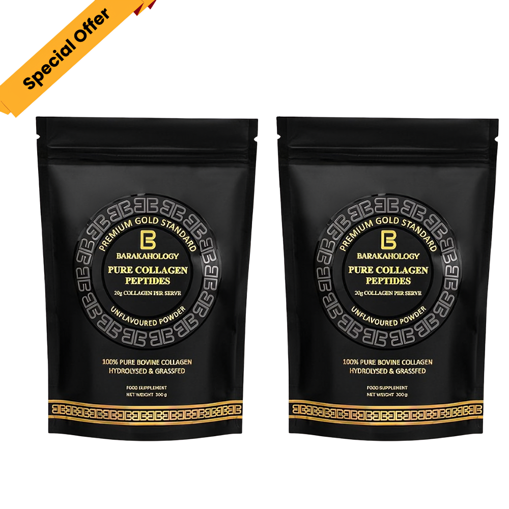 Pure Collagen Peptides 300g - Premium Collagen Protein Powder for Women & Men - Bundle