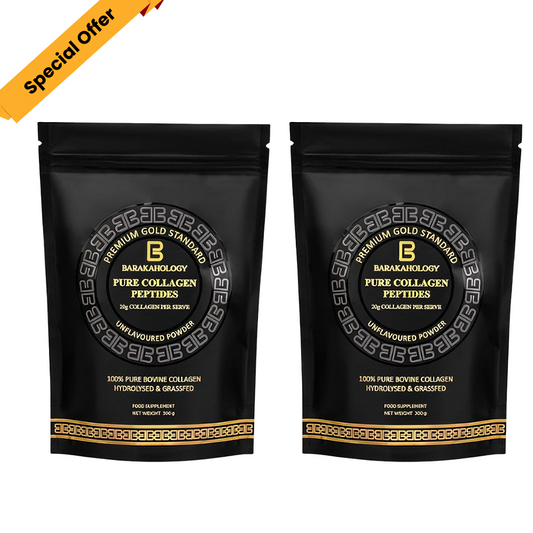 Pure Collagen Peptides 300g - Premium Collagen Protein Powder - Bundle